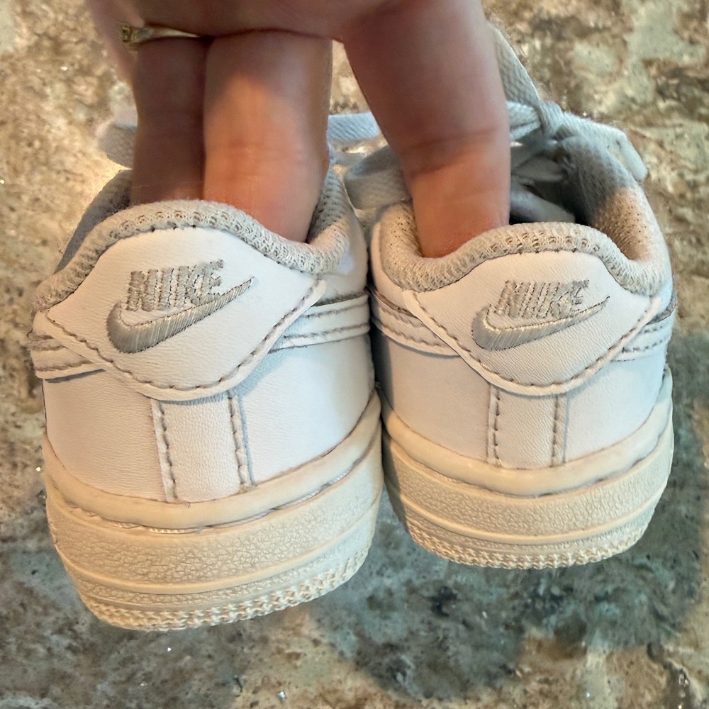 Nike Air Force 1 Toddler Shoes White Lace Up Size 5C DH2926-111 Kicks Sneakers - Picture 4 of 5